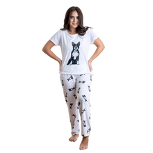 Cargar imagen en el visor de la galería, BOSTON TERRIER - PJ PANT SET (Solo XS disponible)