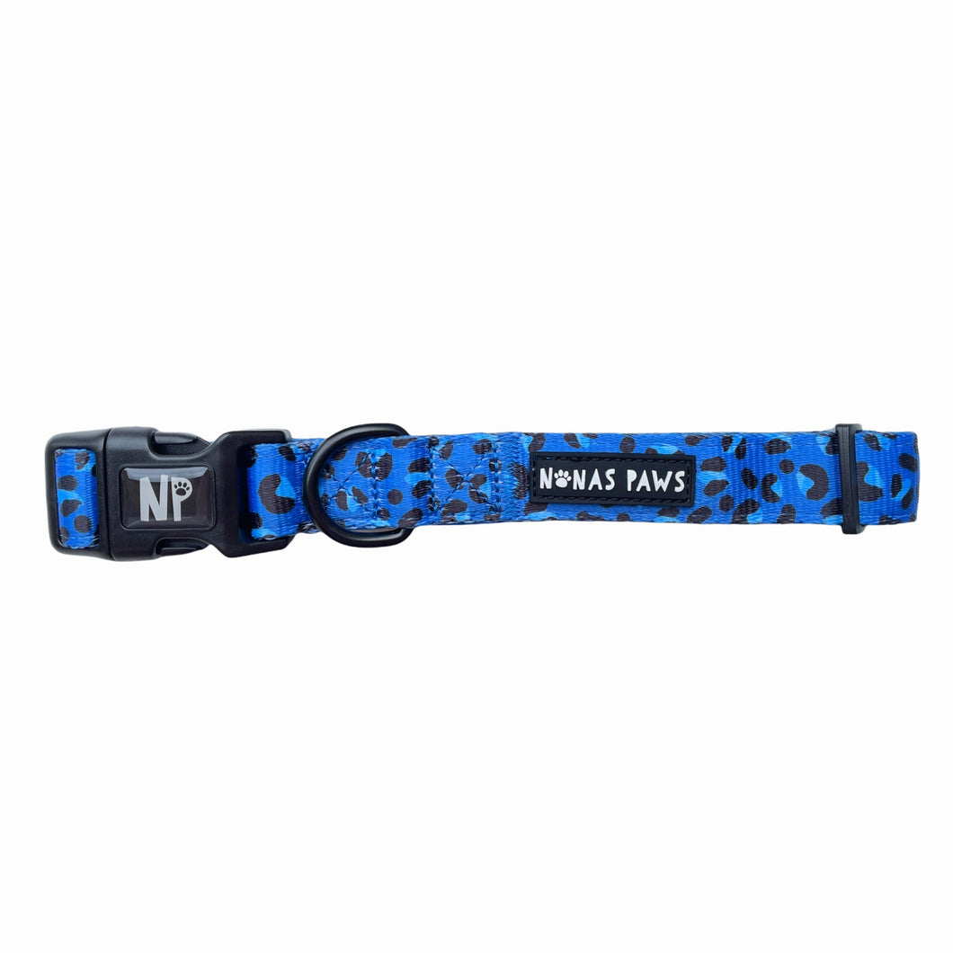 Blue Leopard - Collar